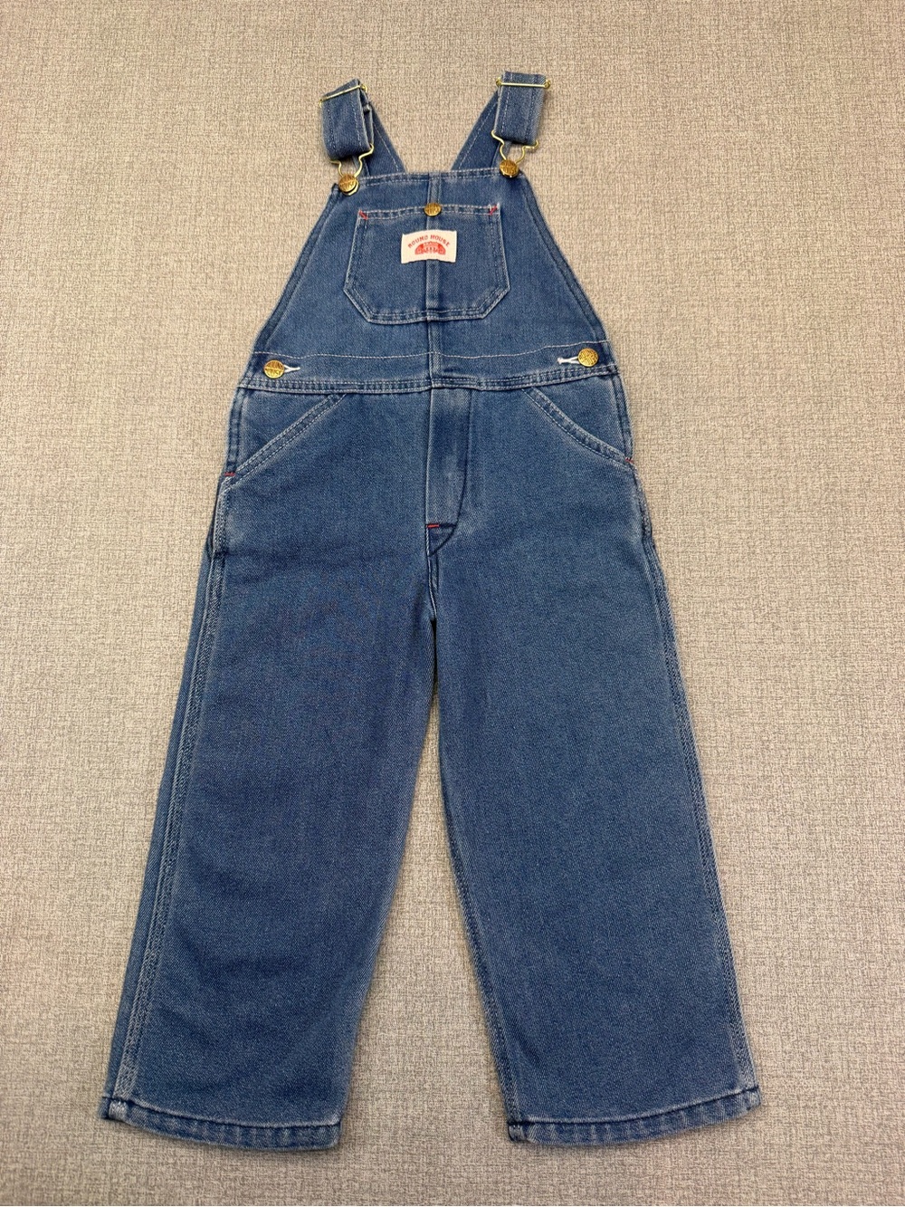 NWT Round House Kids Classic Blue Denim Overalls